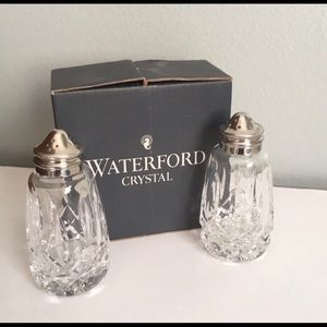 Waterford crystal salt and pepper shaker